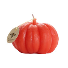 Load image into Gallery viewer, Pumpkin Candles – 100% Pure Beeswax – 3 Sizes Available: Medium (3" x 3.25")