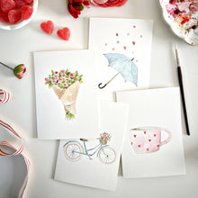 Load image into Gallery viewer, Love sweet love paintable notecard