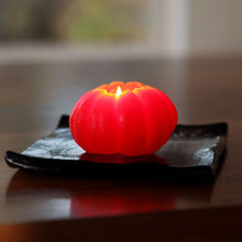 Load image into Gallery viewer, Pumpkin Candles – 100% Pure Beeswax – 3 Sizes Available: Medium (3" x 3.25")