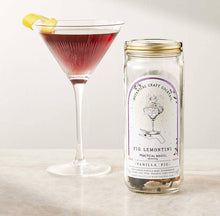 Load image into Gallery viewer, Fig Lemontini Craft Cocktail Kit + Recipe & Instruction Book: Large