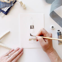 Load image into Gallery viewer, Seaside paintable notecards