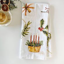 Load image into Gallery viewer, Yuletide tea towel