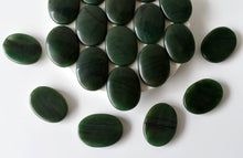 Load image into Gallery viewer, Palm Stone | Green Jade | Thumb Crystal | Pocket Gemstone: Thumb Indent (Worry Stone)