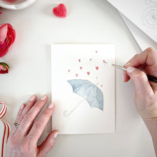 Load image into Gallery viewer, Love sweet love paintable notecard