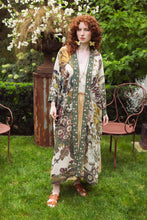 Load image into Gallery viewer, Love Grows Wild Floral Bamboo Kimono Duster Robe with Bees