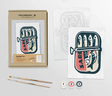 Load image into Gallery viewer, Sardine Tin | Modern Paint By Numbers Kit