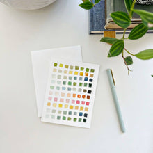 Load image into Gallery viewer, Paint swatch notecards