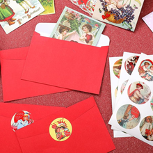 Load image into Gallery viewer, Vintage Repro Valentine Card with Envelope & Seal Set 4"x6"