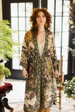 Load image into Gallery viewer, Love Grows Wild Floral Bamboo Kimono Duster Robe with Bees