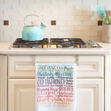 Load image into Gallery viewer, Old-Time Cocktails Flour Sack Towel - SALE!