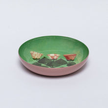 Load image into Gallery viewer, Round Enamel Tray - Festival of Flowers