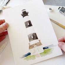 Load image into Gallery viewer, Seaside paintable notecards