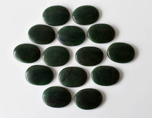 Load image into Gallery viewer, Palm Stone | Green Jade | Thumb Crystal | Pocket Gemstone: Thumb Indent (Worry Stone)