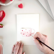 Load image into Gallery viewer, Love sweet love paintable notecard