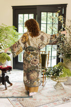 Load image into Gallery viewer, Love Grows Wild Floral Bamboo Kimono Duster Robe with Bees