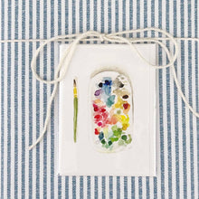 Load image into Gallery viewer, Paint palette mini notecard