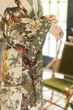 Load image into Gallery viewer, Love Grows Wild Floral Bamboo Kimono Duster Robe with Bees