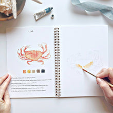 Load image into Gallery viewer, Seaside watercolor workbook