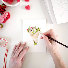 Load image into Gallery viewer, Love sweet love paintable notecard