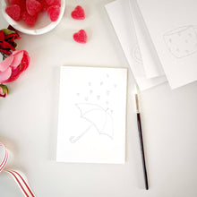 Load image into Gallery viewer, Love sweet love paintable notecard