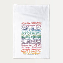 Load image into Gallery viewer, Old-Time Cocktails Flour Sack Towel - SALE!