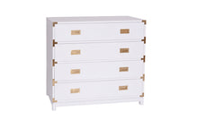 Load image into Gallery viewer, Large Carlyle Campaign Dresser - White