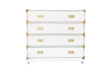 Load image into Gallery viewer, Large Carlyle Campaign Dresser - White
