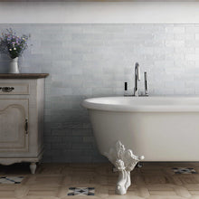 Load image into Gallery viewer, Maya Subway Tile Blue Bathroom