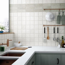 Load image into Gallery viewer, Maya Subway Tile White 4x4 Kitchen