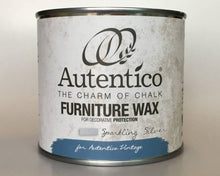 Load image into Gallery viewer, Autentico Metallic Furniture Wax 250 ml Sparkling Silver