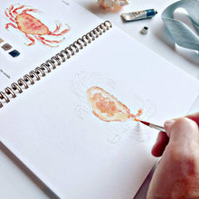 Load image into Gallery viewer, Seaside watercolor workbook