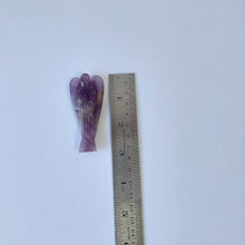 Load image into Gallery viewer, Amethyst Angel 7 Chakra Figurine Pocket Angel