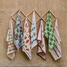 Load image into Gallery viewer, Organic Cotton Tea Towel - Festival of Fruits