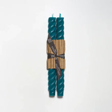 Load image into Gallery viewer, 10" Rope Taper Candles: Robin's egg blue