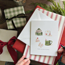 Load image into Gallery viewer, Warm holiday wishes greeting card