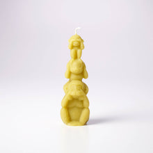 Load image into Gallery viewer, Wise Monkey Beeswax Candle: Turquoise