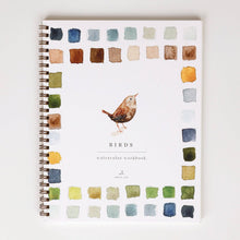 Load image into Gallery viewer, Birds watercolor workbook