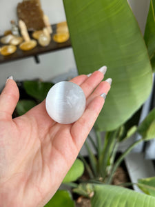 Small Selenite Crystal Sphere