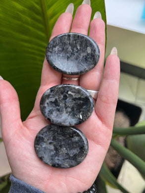 Larvikite Crystal Worry Stone