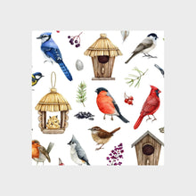 Load image into Gallery viewer, Bird Houses Swedish Dishcloth | Reusable Paper Towel
