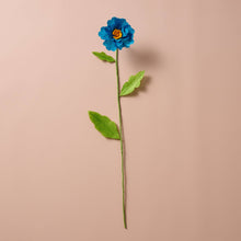 Load image into Gallery viewer, Silk Paper Cosmo Flowers - Blue