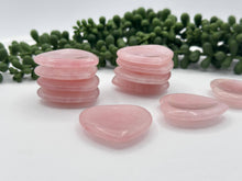 Load image into Gallery viewer, Rose Quartz Heart Shape Worry Stones
