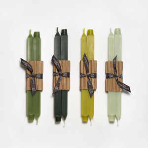 12" Square Taper Candles: Antique