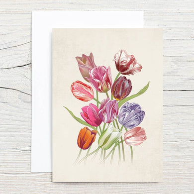 Eleven Tulips 5x7 Single Notecard