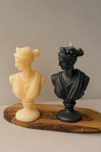Load image into Gallery viewer, Artemis Bust Candle: Greek Goddess Soy Wax Sculpture: Light Pink / Unscented
