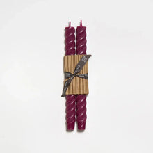 Load image into Gallery viewer, 10" Rope Taper Candles: Robin's egg blue