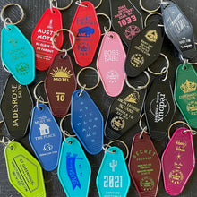 Load image into Gallery viewer, CUSTOM Motel Key Fobs, Single Sided