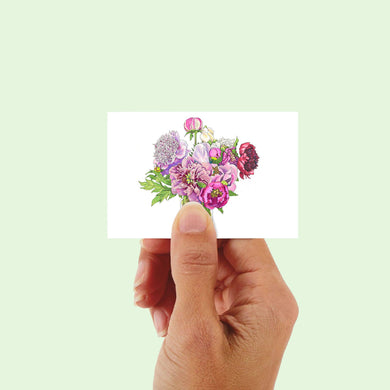 Peak Peonies - Gift Enclosure Card