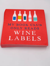 Load image into Gallery viewer, Cocktail Napkins Funny Napkins | My Book Club