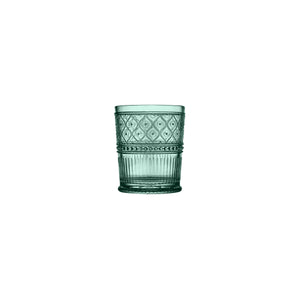 Claro Dark Green Double Old Fashion, Set of 4